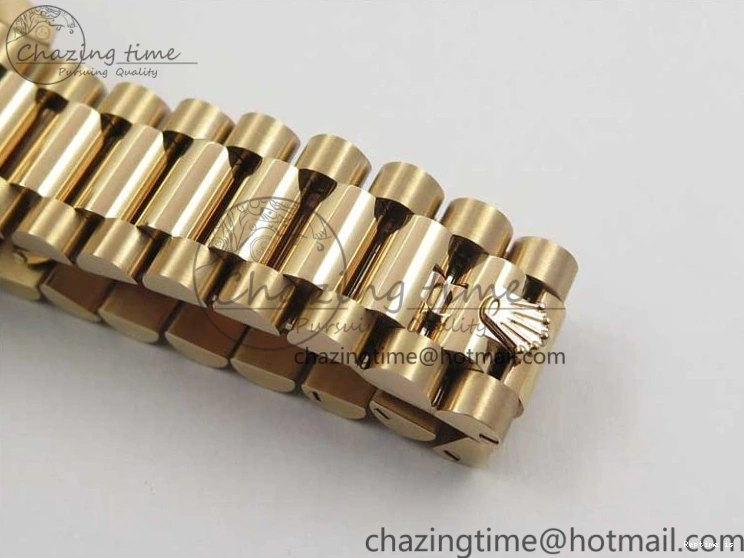 0108 Day-Date 36 RG 128239 Bp Maker Best Edition Pink Dial on RG President Bracelet Sporty 3136